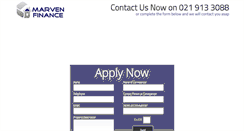 Desktop Screenshot of marvenfinance.co.za